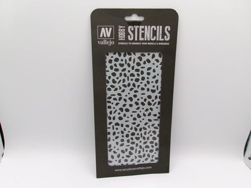 AV Vallejo Hobby Stencils Luftwaffe WWII Spots Camo 1/35  #CAM002