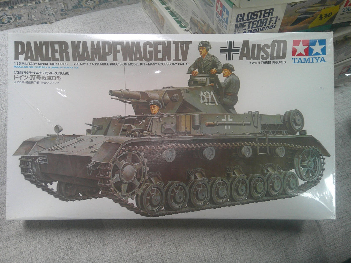 Tamiya Panzerkampfwagen IV Ausf.D 1/35 #35096 Tank Model Factory Sealed
