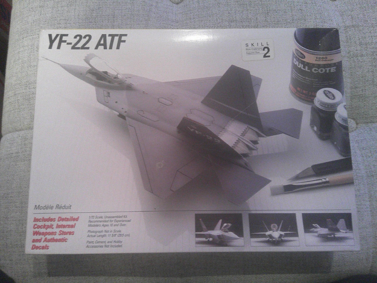 Testors Lockheed YF-22 1/72 #656 Plane  Model