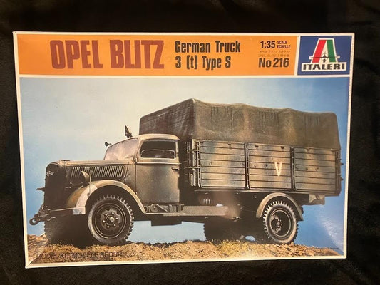 Italeri Opel Blitz German Truck 3 [t] Type S Model Kit 1/35 #216