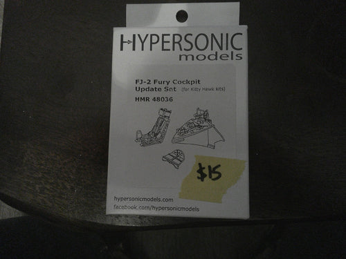 Hypersonic Models FJ-2 Fury Cockpit Update Set #HMR48036!!