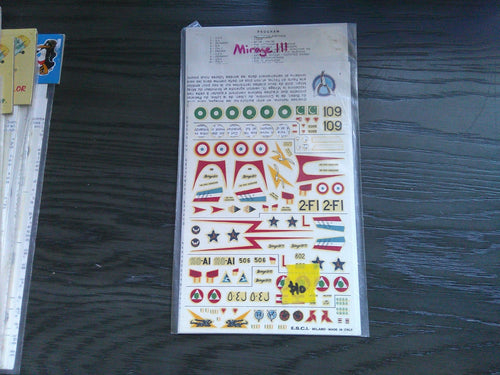 ESCI Mirage III  Decal   1/72 #?