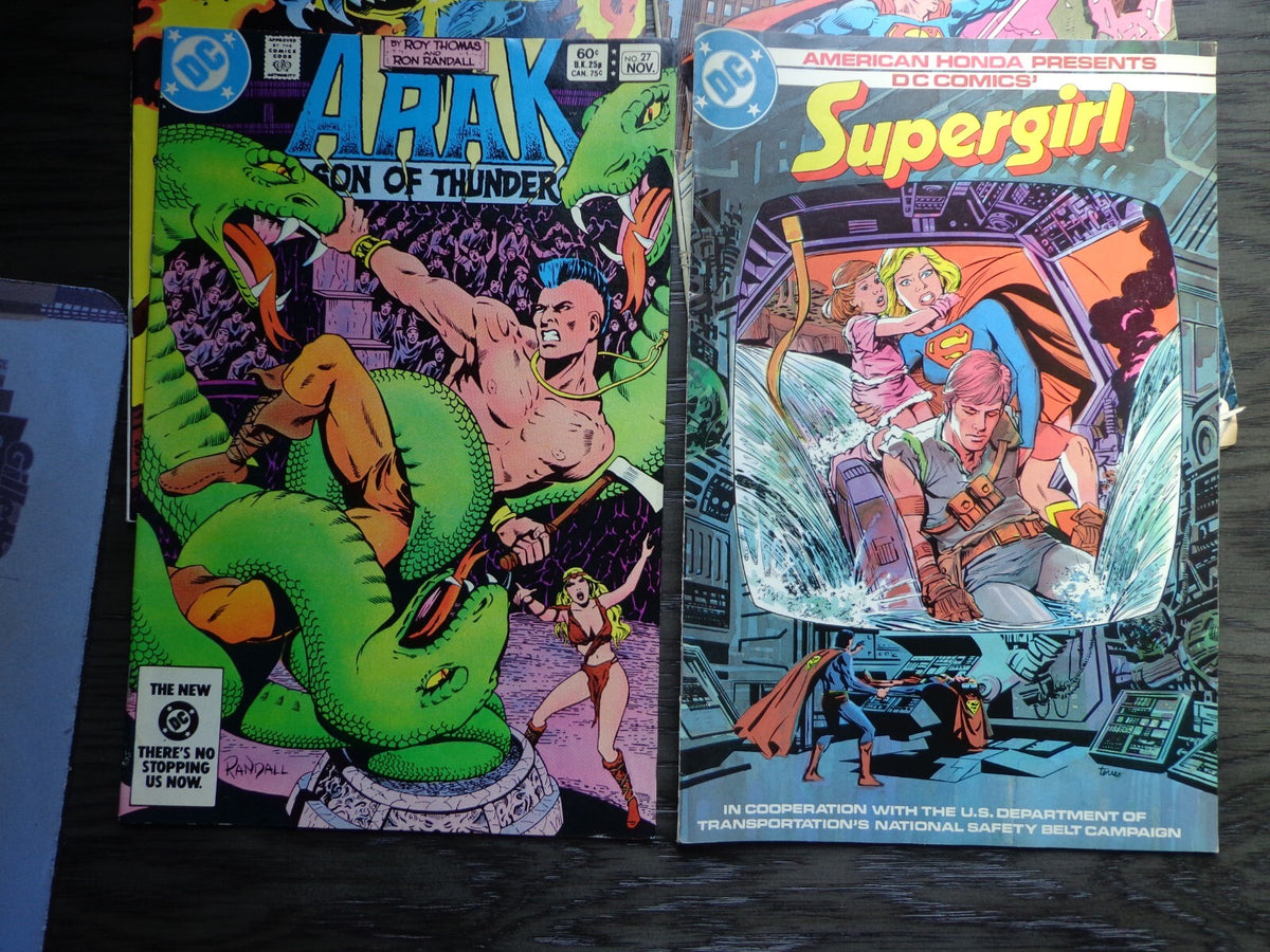 Lot of 6, DC Comics with Superman Night Force Arak Supergirl Justice League