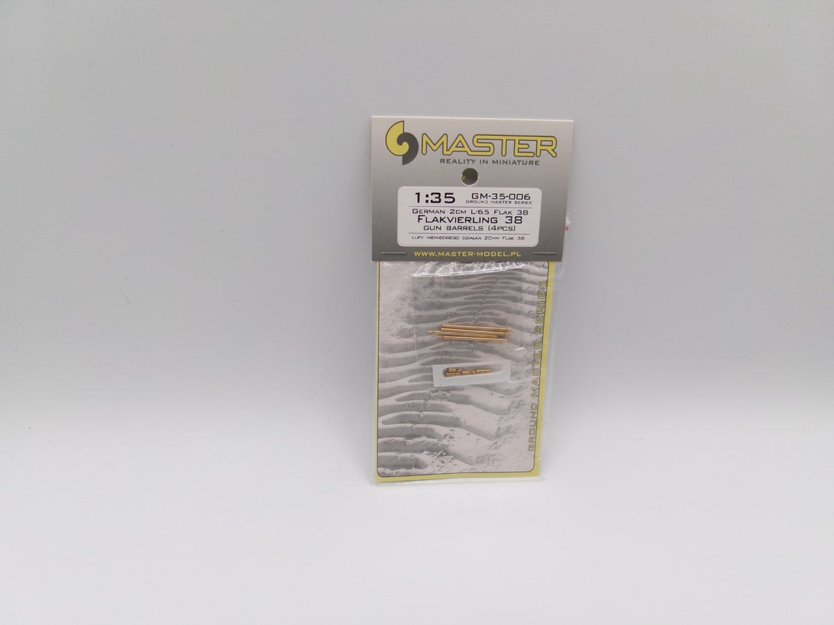 Master German 2cm L/65 Flak 38 Flakvierling 38 Gun Barrels 1/35 #AM-35-006