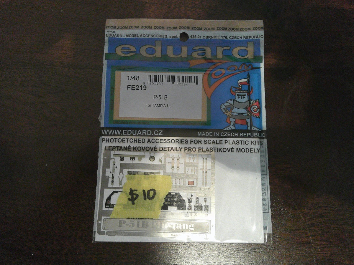 Eduard P-51B Mustang Interior for Tamiya Kit 1/48 #FE219!!