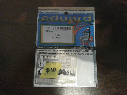 Eduard P-51B Mustang Interior for Tamiya Kit 1/48 #FE219!!