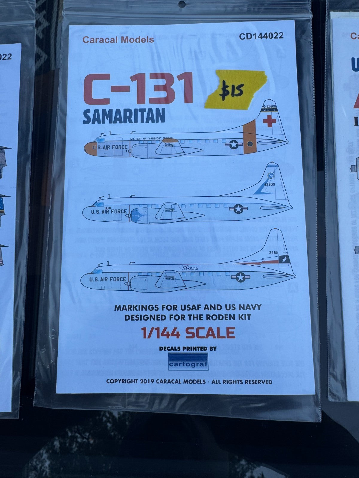Caracal Models C-131 Samaritan     1/144 Scale #CD144022