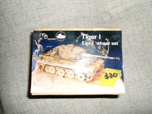 MB Model Tiger I Early metal wheel set  1/35 #107