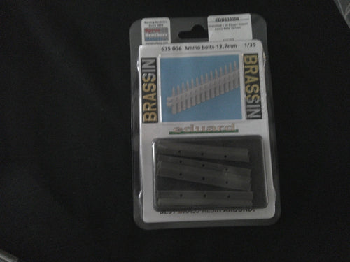 Eduard Brassin Ammo Belts 12, 7mm 1/35 scale 635 006