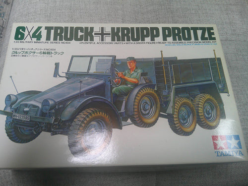 Tamiya German 6X4 Truck Krupp Protze 1/35 #35104 Model