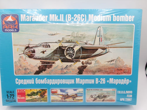 Ark Models Marauder Mk.II B-26 Medium Bomber 1/72  #F338  Model