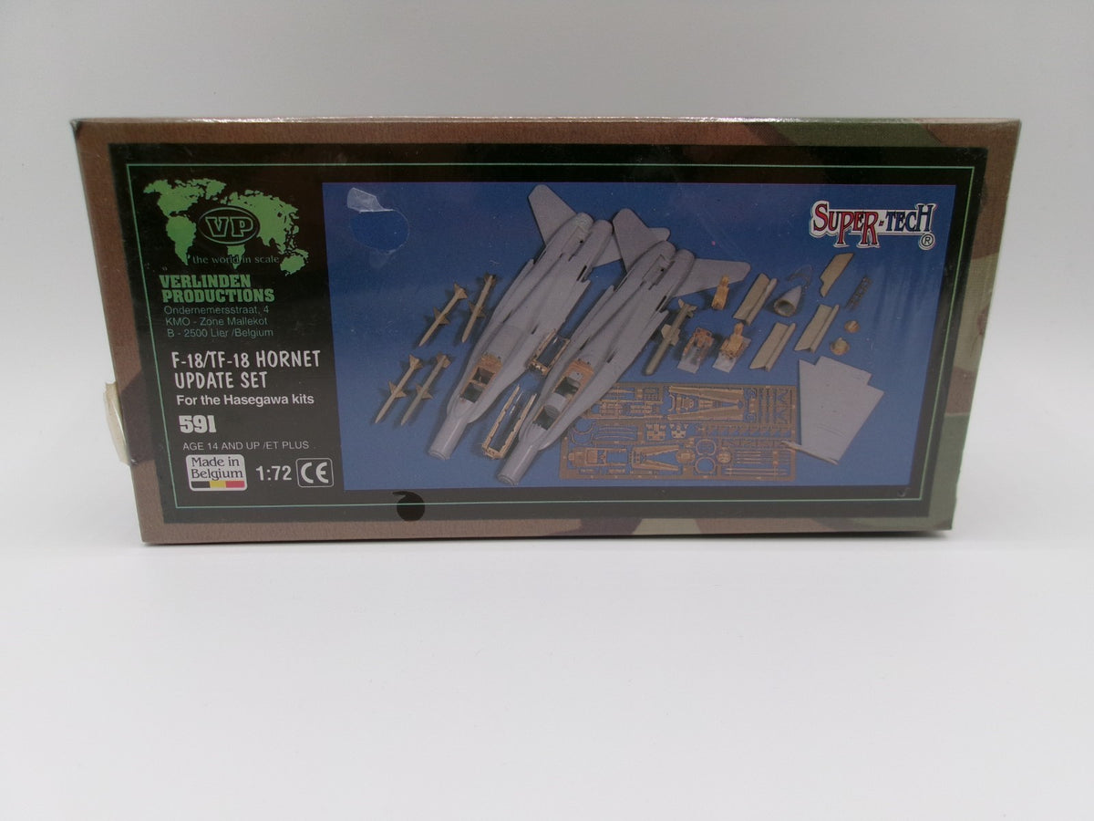Verlinden Productions F-18/T F-18 Hornet Update Set for Hasegawa 1/72 #591