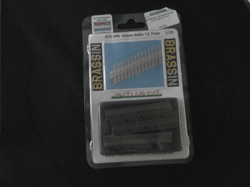 Eduard Brassin Ammo Belts 12, 7mm 1/35 scale 635 006