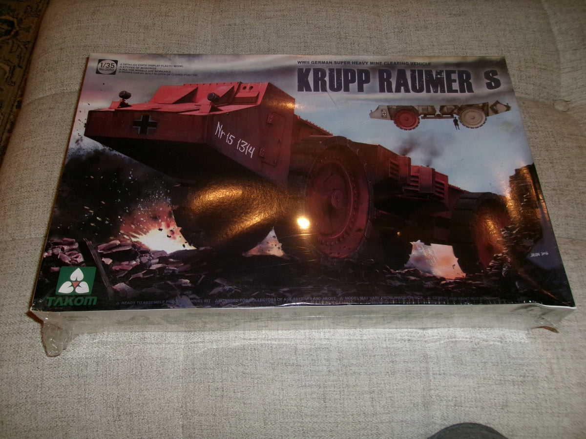 Takom Kruup Raumer S Tank Model 1/35 #2053 Factory Sealed