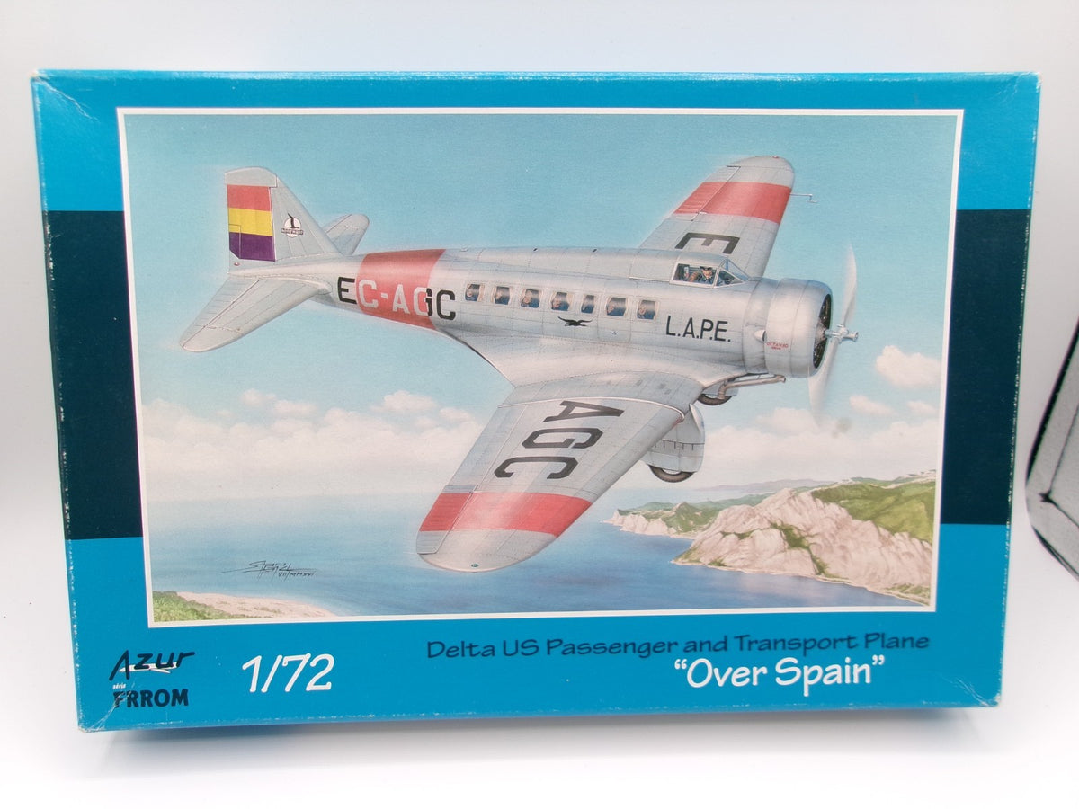 Azur Delta US Passenger & Transport Plane "Over Spain" 1/72 #FR0033 Plane Model