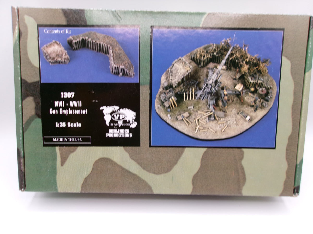 Verlinden Products WWI-WWII Gun Emplacement 1/35 #1307