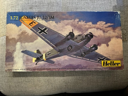 Heller Junkers JU 52/3M 1/72 #80380  Plane Model