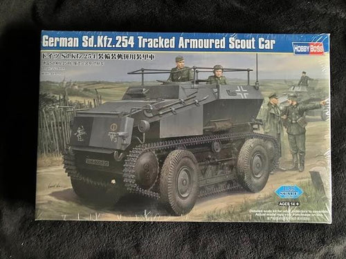 Hobby Boss German Sd.Kfz.254 Tracked Armoured Scout Car Model Kit 1/35 #82491