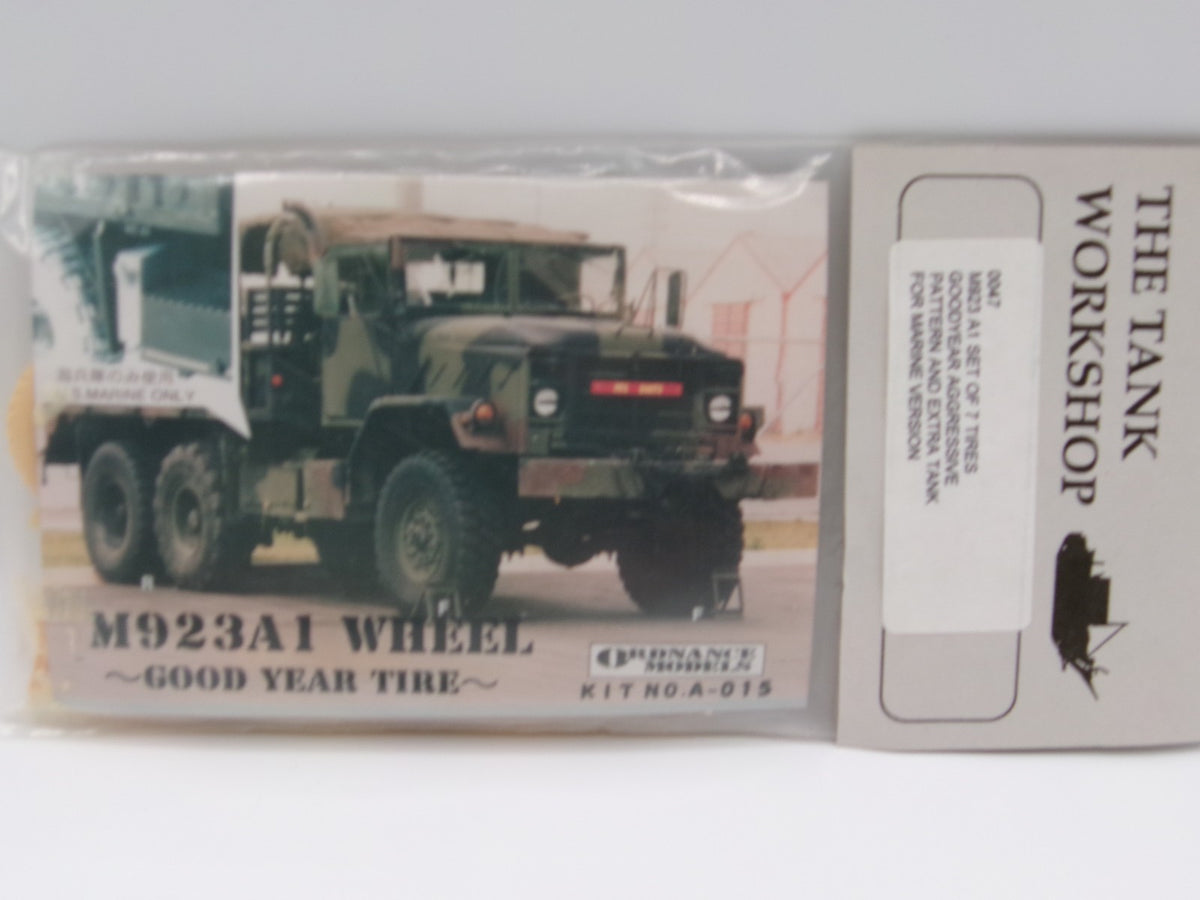 The Tank Workshop M923 A1 Set of 7 Tires Goodyear Aggressive Pattern #0047