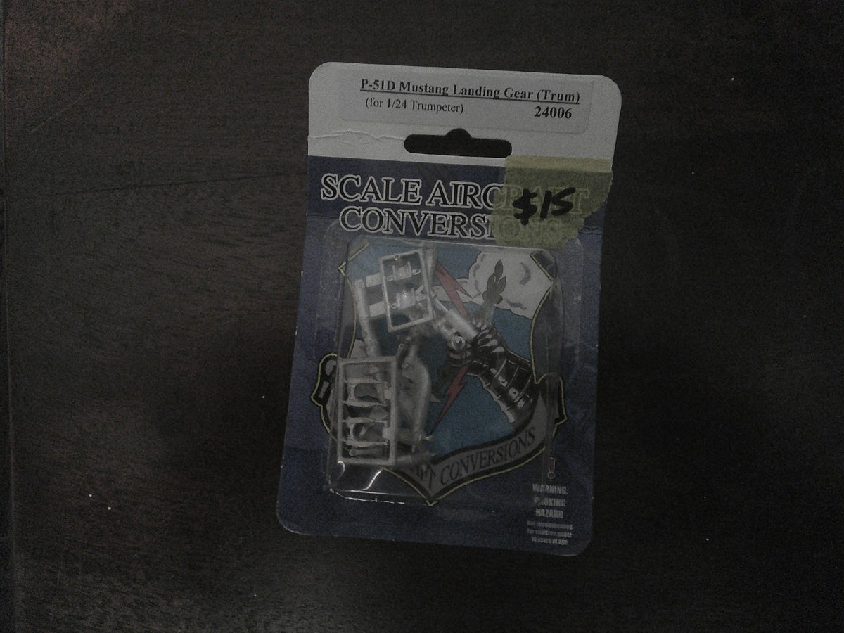 Scale Aircraft Conversions P-51D Mustang Landing Gear TRUM 1/24 Trumpeter #24006