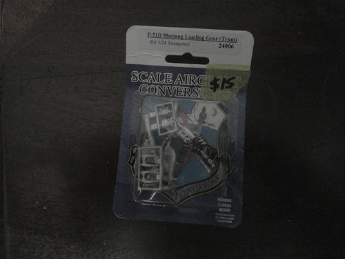Scale Aircraft Conversions P-51D Mustang Landing Gear TRUM 1/24 Trumpeter #24006