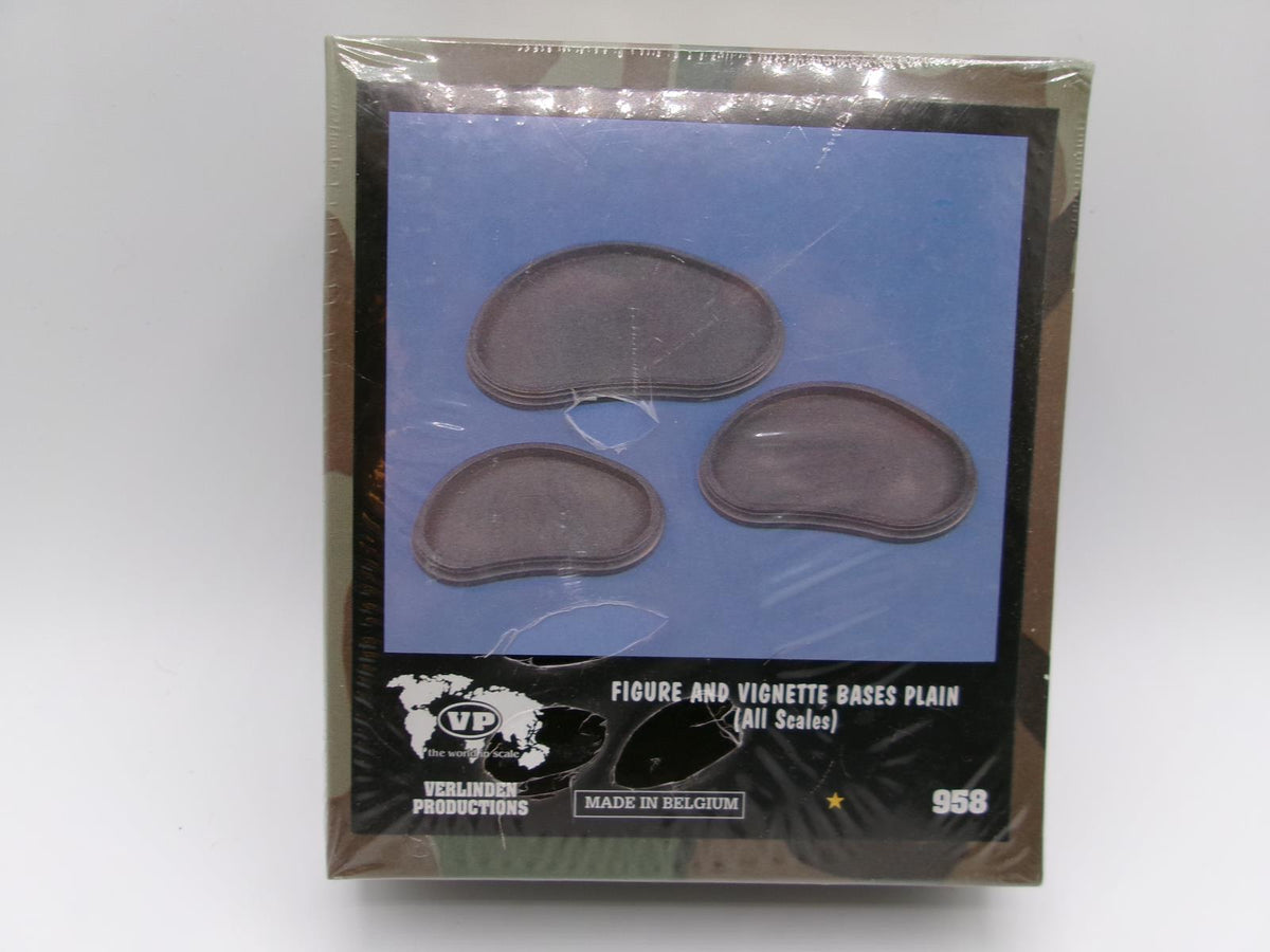 Verlinden Productions Figure & Vignette Bases PlaIn (All Scales)  #958