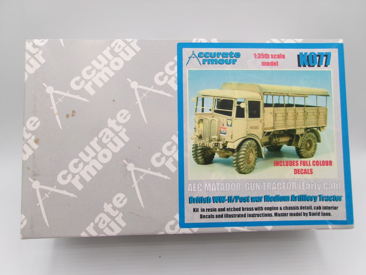 Accurate Armour AEC Matador Tractor Early Cab British WW-II 1/35 #K077