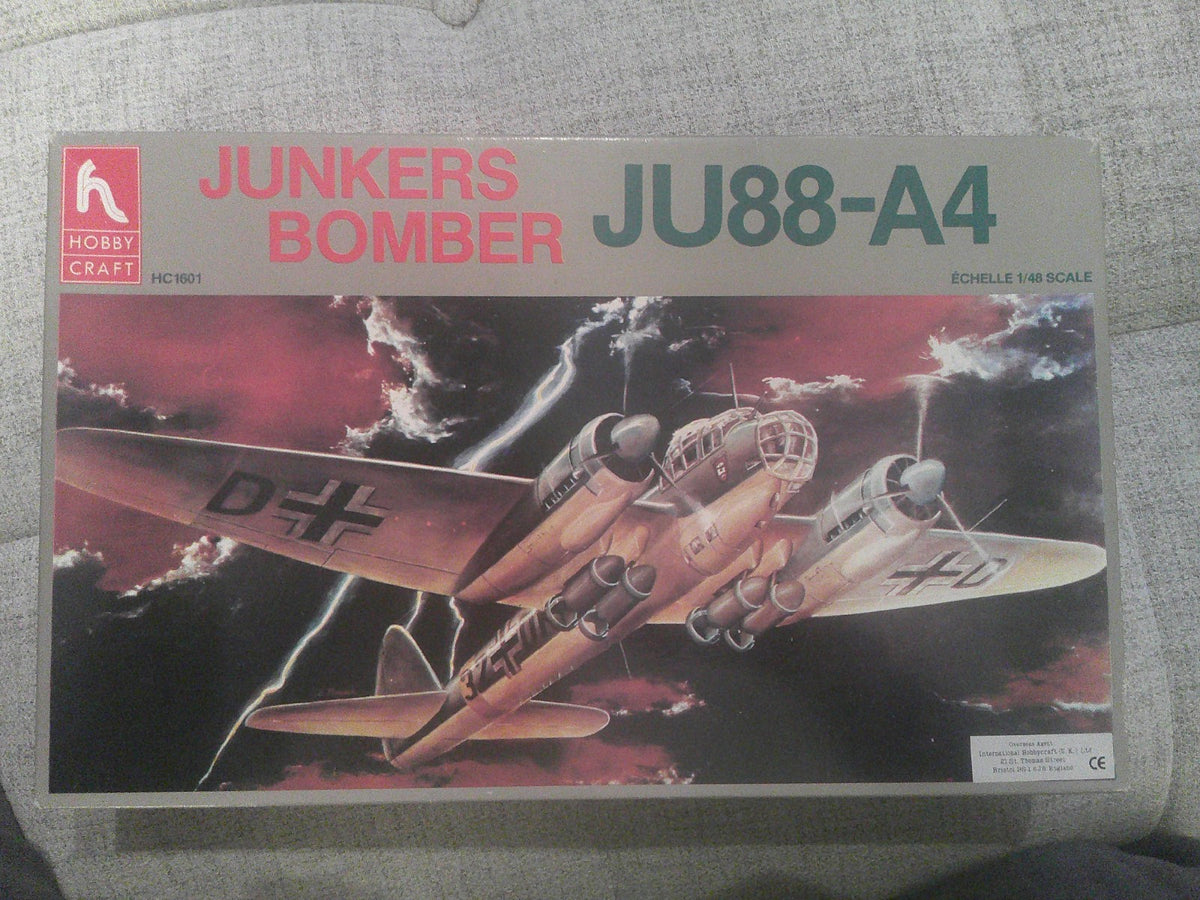 Hobby Craft Junkers JU88-A4 Bomber  1/48 #HC1601 Model