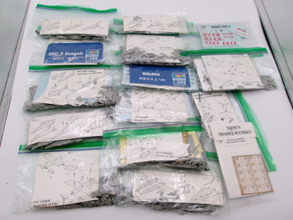 Huge Lot of Trumpeter Aircraft Plane Models 1/350 Seagull, Walrus TBF SBD + More