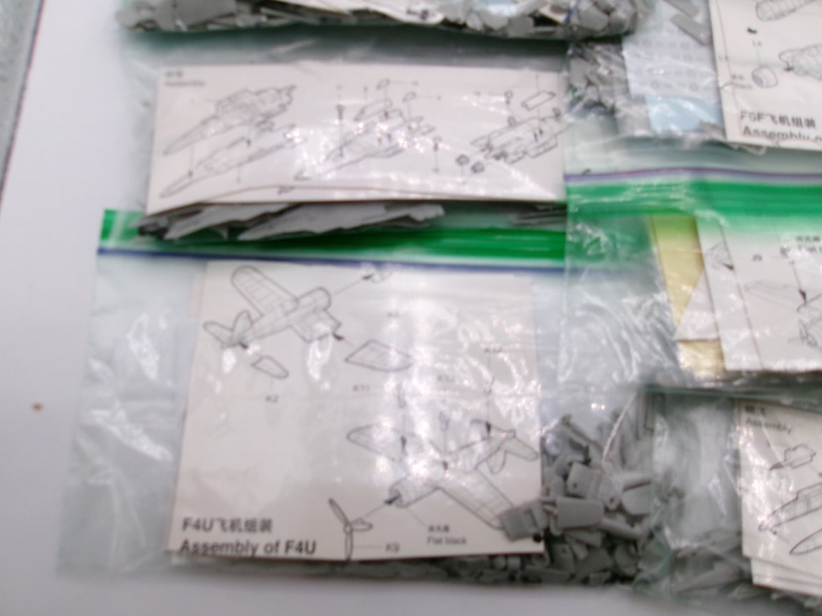 Huge Lot of Trumpeter Aircraft Plane Models 1/350 Seagull, Walrus TBF SBD + More