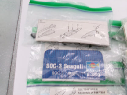 Huge Lot of Trumpeter Aircraft Plane Models 1/350 Seagull, Walrus TBF SBD + More
