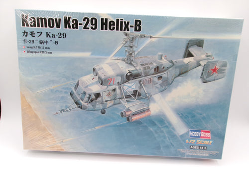 Hobby Boss Kamov Ka-29 Helix-B 1/72 #87227 Helicopter Model Factory Sealed