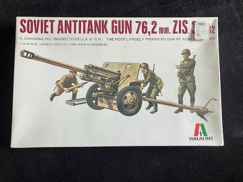 Italeri Soviet Antitank Gun 76,2 mm. Zis 3 Model Kit 1/35 #302