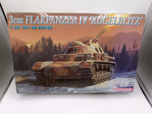 Dragon 3cm Flakpanzer IV Kugelblitz Model Tank Kit 1/35 #6136