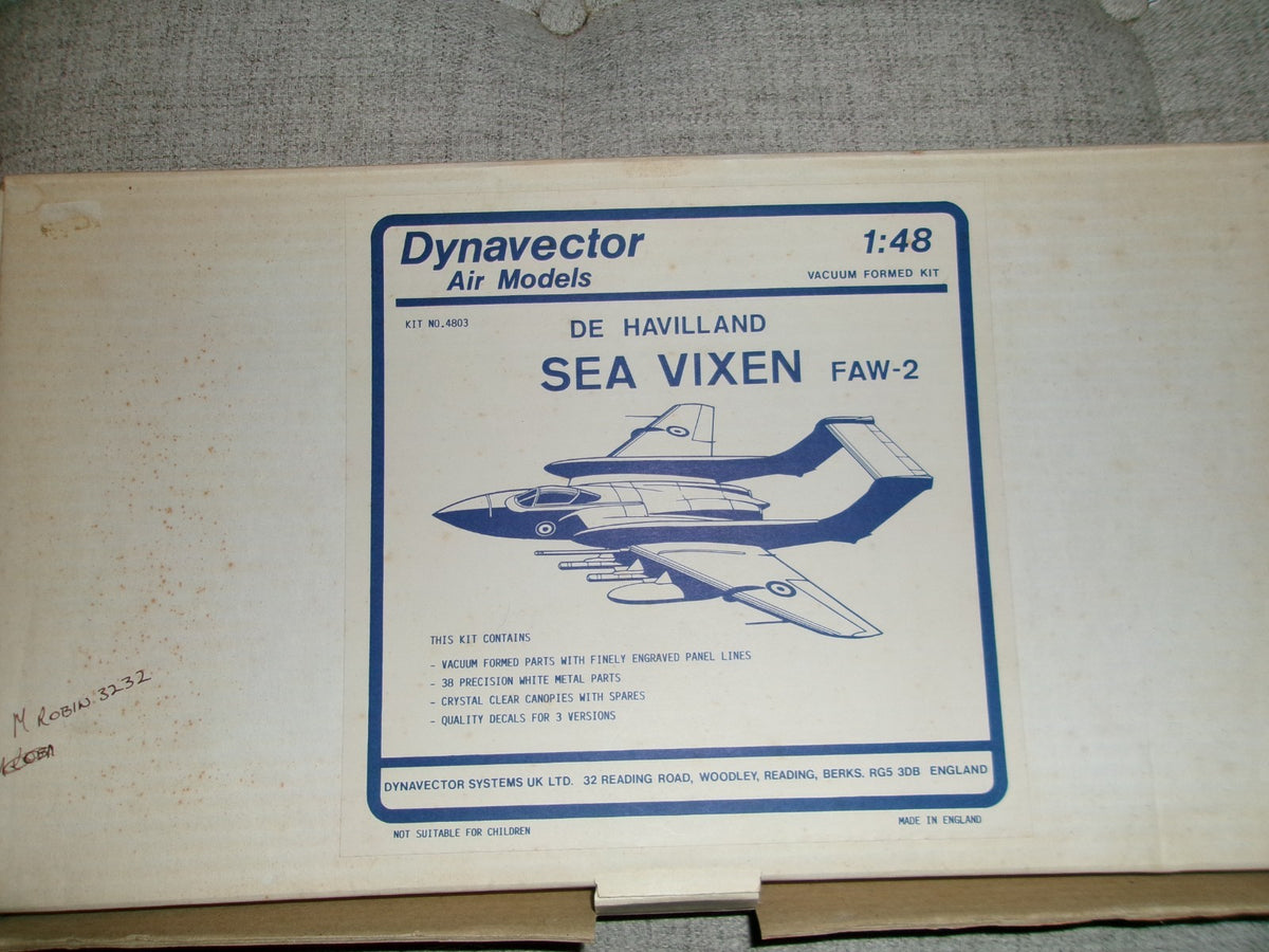 Dynavector Sea Vixen FAW-2  1/48  #4803 Vaccum Formed Plastic Model