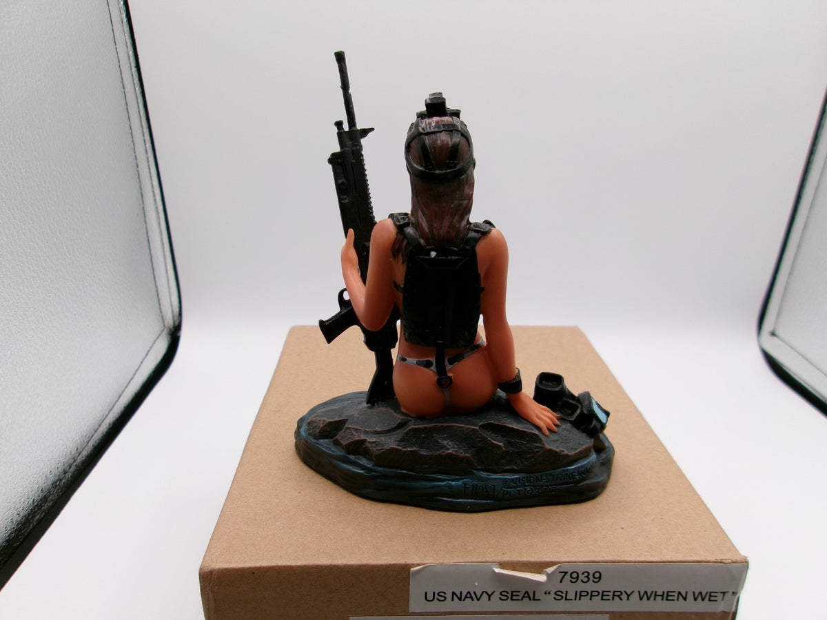 Pacific Giftware Vision Strike Ware US Navy Seal "Slippery When Wet"  #7939
