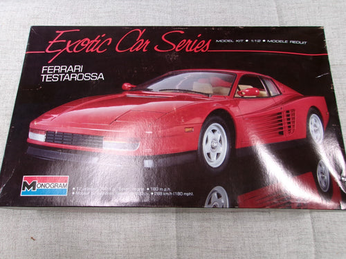 Monogram Ferrari Testarossa  1/12 #2803 Please Read