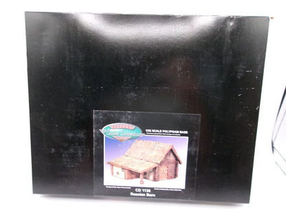 Custom Dioramics Russian Barn 1/35 #CD 1136 House Model