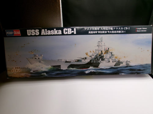 Hobby Boss USS Alaska CB-1 Ship  1/350 #86513 W/ Wooden Deck Lots of Photo Etch
