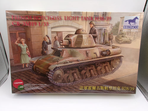 Bronco French Hotchkiss H38/39  1/35 #35019 Tank  Model Factory Sealed