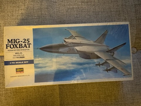 Hasegawa Mig 25 Foxbat 1/72 #00434