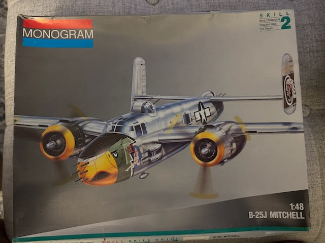 Monogram Mitchell Monogram B-25J Mitchell 1/48 #5507 – The Model Mule